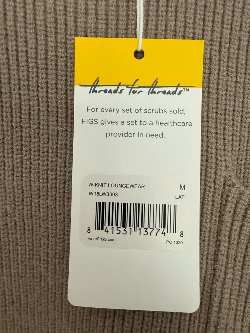 FIGS Scrubs Women's Loungewear Ribbed Knit Pocket Sweater NWT - Picture 6 of 6